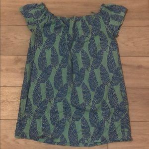 vineyard vines off the shoulder dress